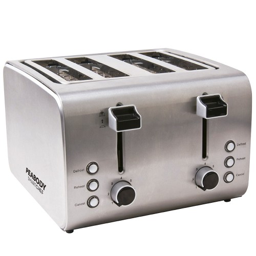 Tostadora Peabody Pe-t8520 4 Rebanadas 7 Funciones