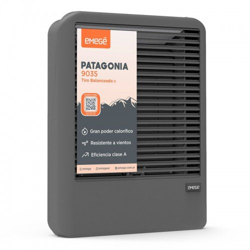 Calefactor Tiro Balanceado U Emege Patagonia Tbu 3500 Cal Mg