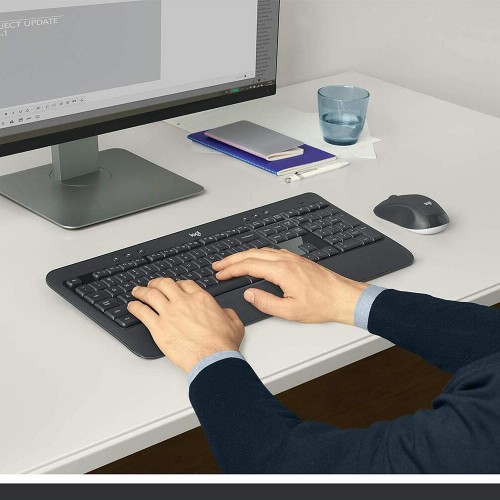 Imagen Combo Teclado Inalámbrico + Mouse óptico Logitech Mk540