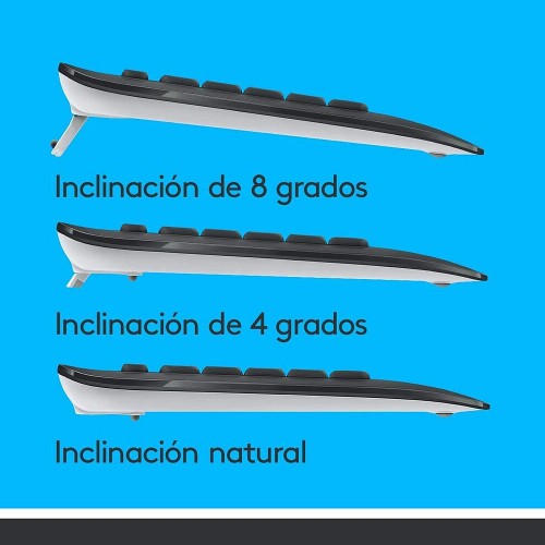 Imagen miniatura Combo Teclado Inalámbrico + Mouse óptico Logitech Mk540