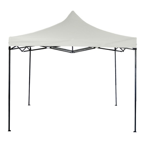 Gazebo Laury 16760 3x3x2.5 M Poliéster Oxford 800 D Blanco