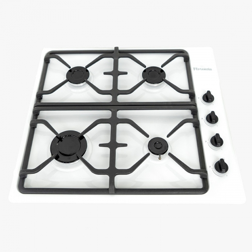 Imagen miniatura Anafe A Gas Empotrable Florencia 6746b 60cm Encendido Blanco