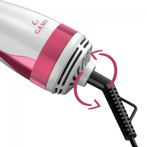 Imagen miniatura Cepillo Secador Modelador Gama Glamour Pink Brus 1300w