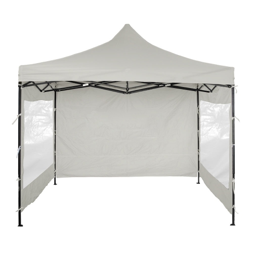 Gazebo Laury 16893 3x3x2.2m Poliéster 800 D 4 Paredes Blanco