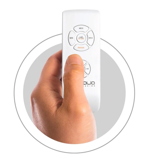 Imagen miniatura Ventilador De Techo Con Luz Protalia Y42 65w Retráctil Negro