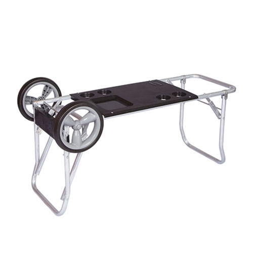 Imagen miniatura Carrito De Playa Mor P/reposeras Mesa Plegable Aluminio Negro