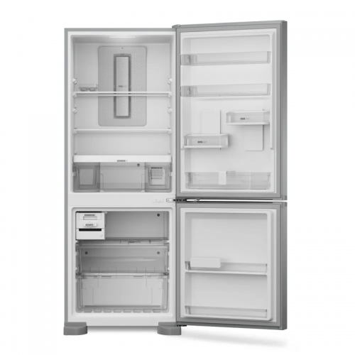 Imagen Heladera Con Freezer Whirlpool Wre57ck 449 Lts Plata