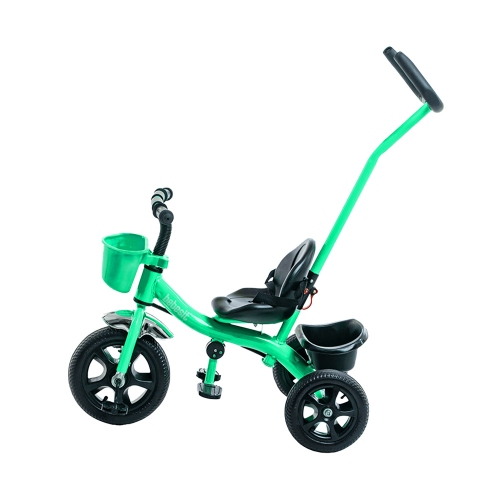 Imagen miniatura Triciclo Bebesit Sl-1701-a Con Canasto Y Cinturon Verde