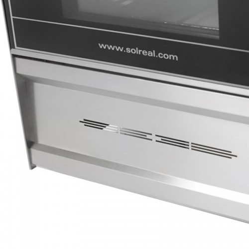 Imagen miniatura Cocina Sol Real 575-gevv 4h Rejilla Fundición Pta. Vidrio