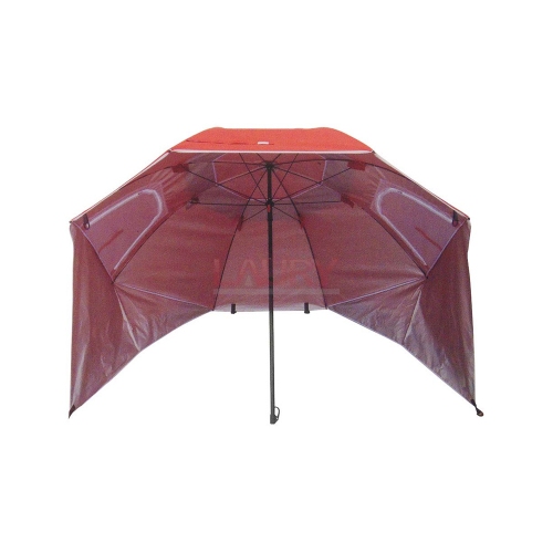 Sombrilla De Playa Con Carpa Rompeviento Laury 16215 Rojo