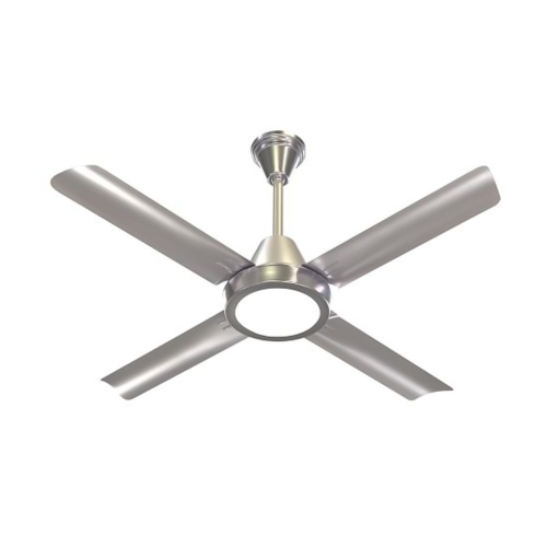 Ventilador De Techo Con Luz Severbon 301818 Acero Inoxidable