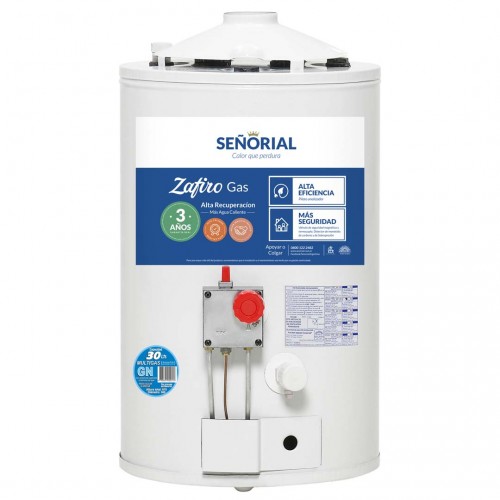 Termotanque A Gas Alta Recuperación Señorial Tsz-30 30 Lts