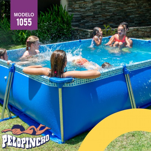 Imagen miniatura Pileta De Lona Pelopincho 1055 4500 L 3 X 2 X 0,75 Mts