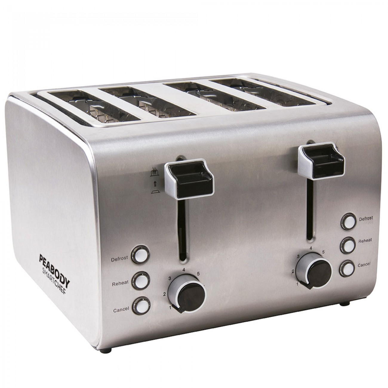 Imagen Tostadora Peabody Pe-t8520 4 Rebanadas 7 Funciones