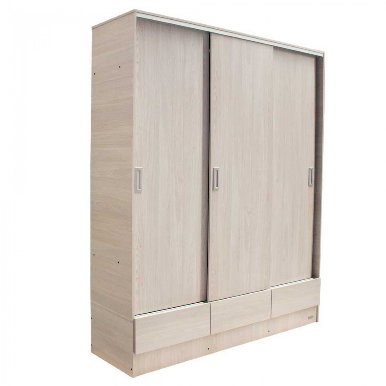 Imagen Placard Ropero Platinum 633 1,80 Mts Puerta Corrediza Gris Andino