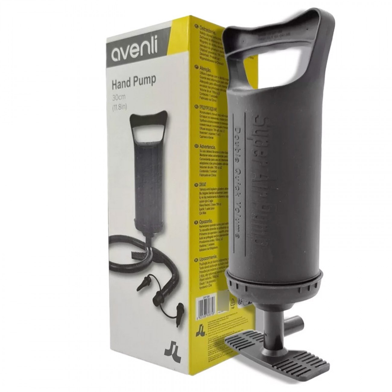 Imagen Inflador Manual Colchón Avenli 30cm Doble Acción