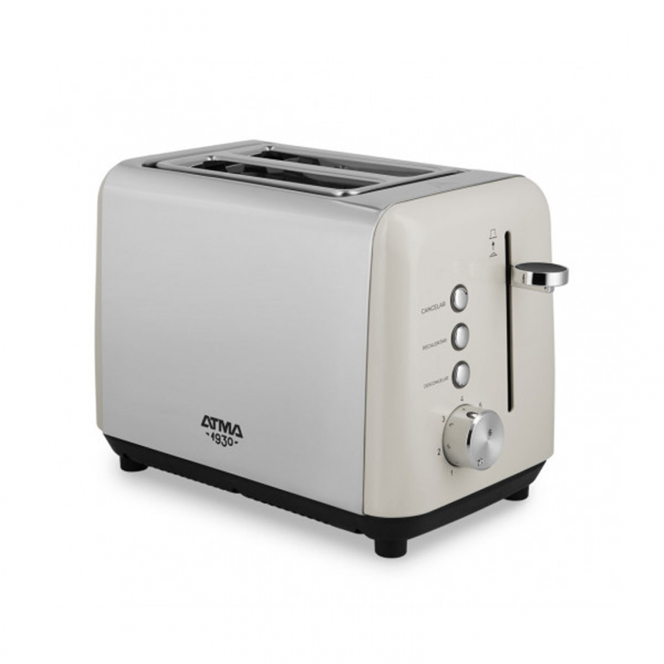 Imagen Tostadora Atma Toat21vcp 700w 2 Bandejas Inox