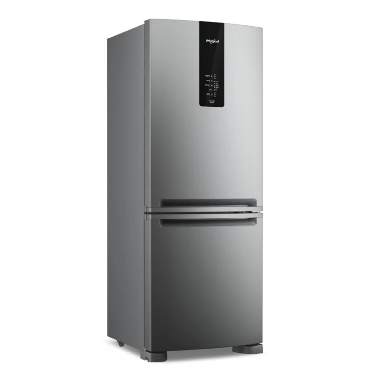 Imagen Heladera Con Freezer Whirlpool Wre57ck 449 Lts Plata