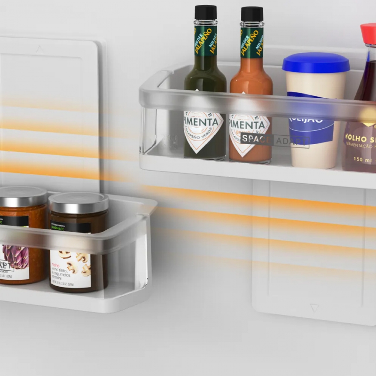 Imagen Heladera Con Freezer Whirlpool Wre57ck 449 Lts Plata