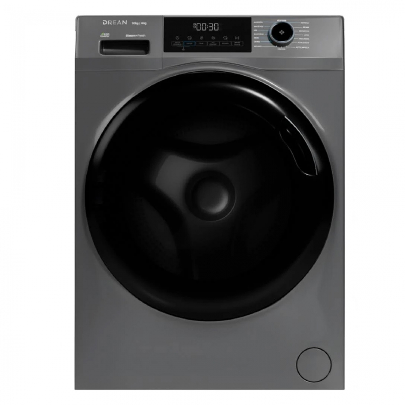 Imagen Lavasecarropas Drean Lscdr1006sg0 10/6 Kg Inverter Gris