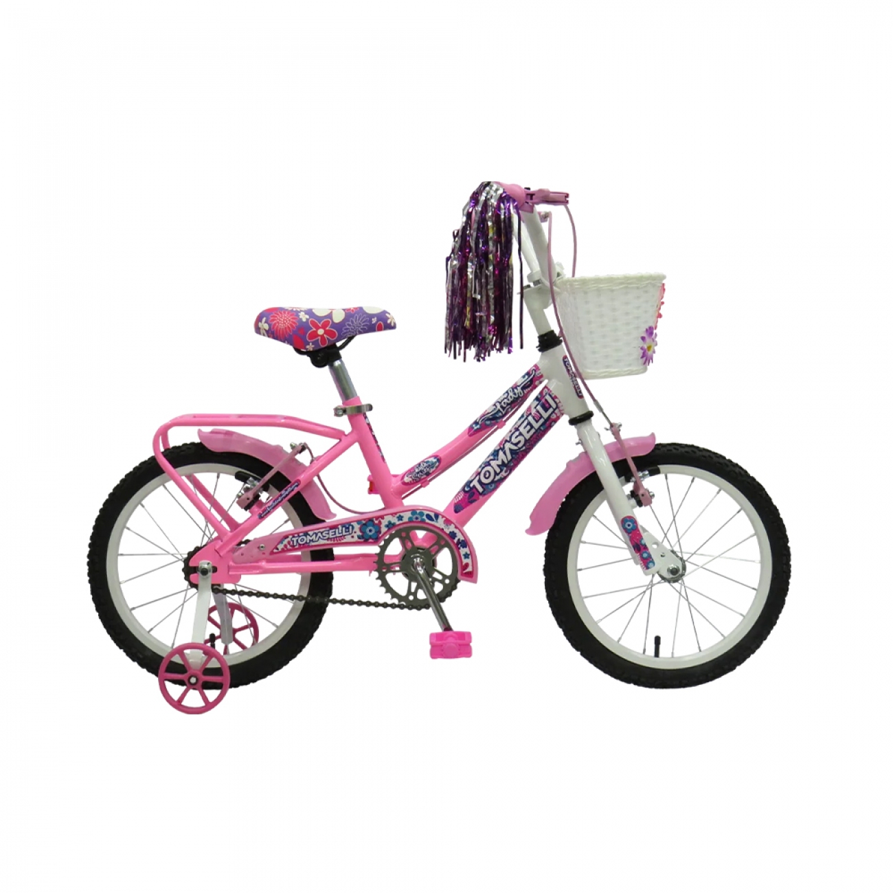 Imagen Bicicleta Para Niña Tomaselli Lady R14 Canasto Rosa