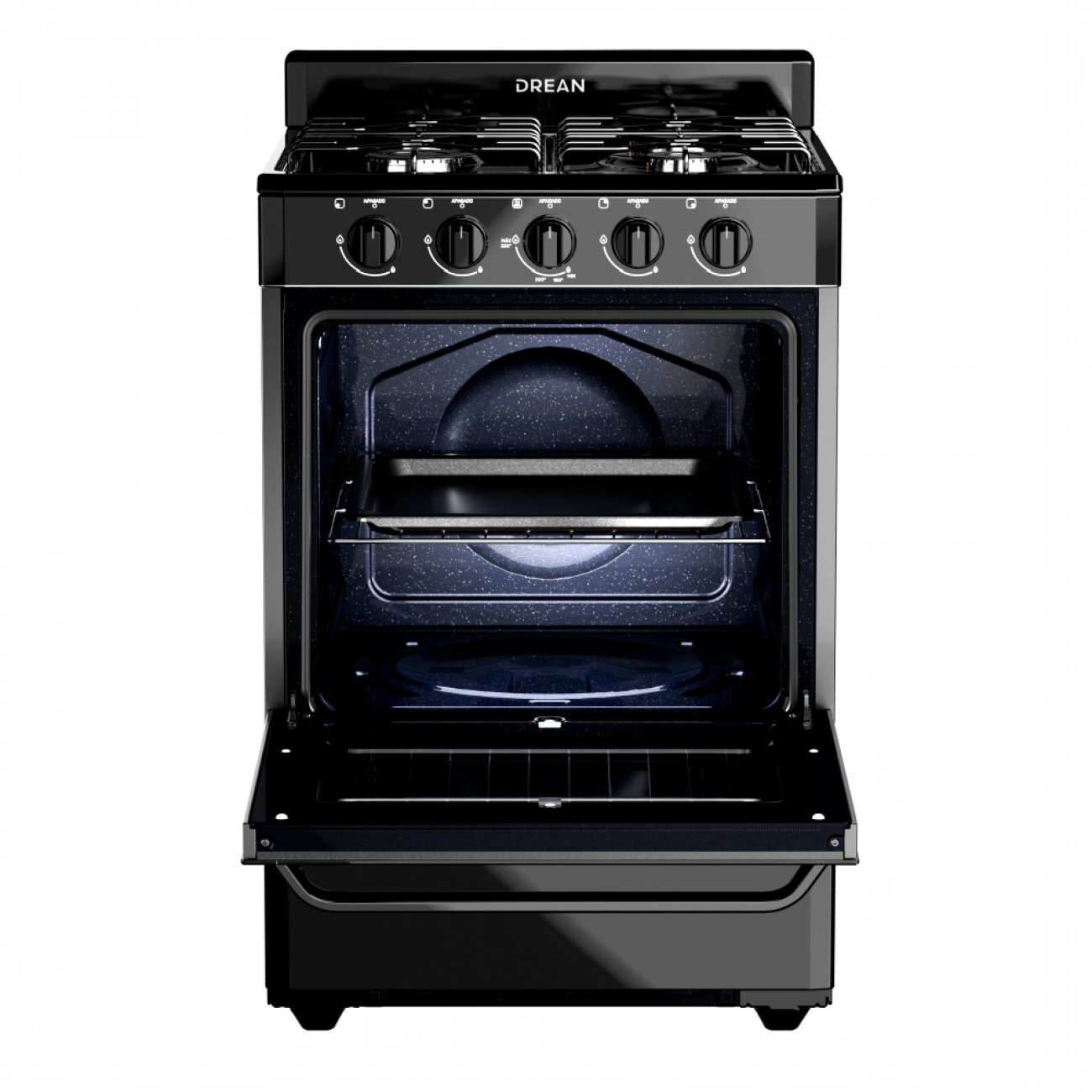 Imagen Cocina A Gas Drean Cd56002an0 4 Hornallas Multigas