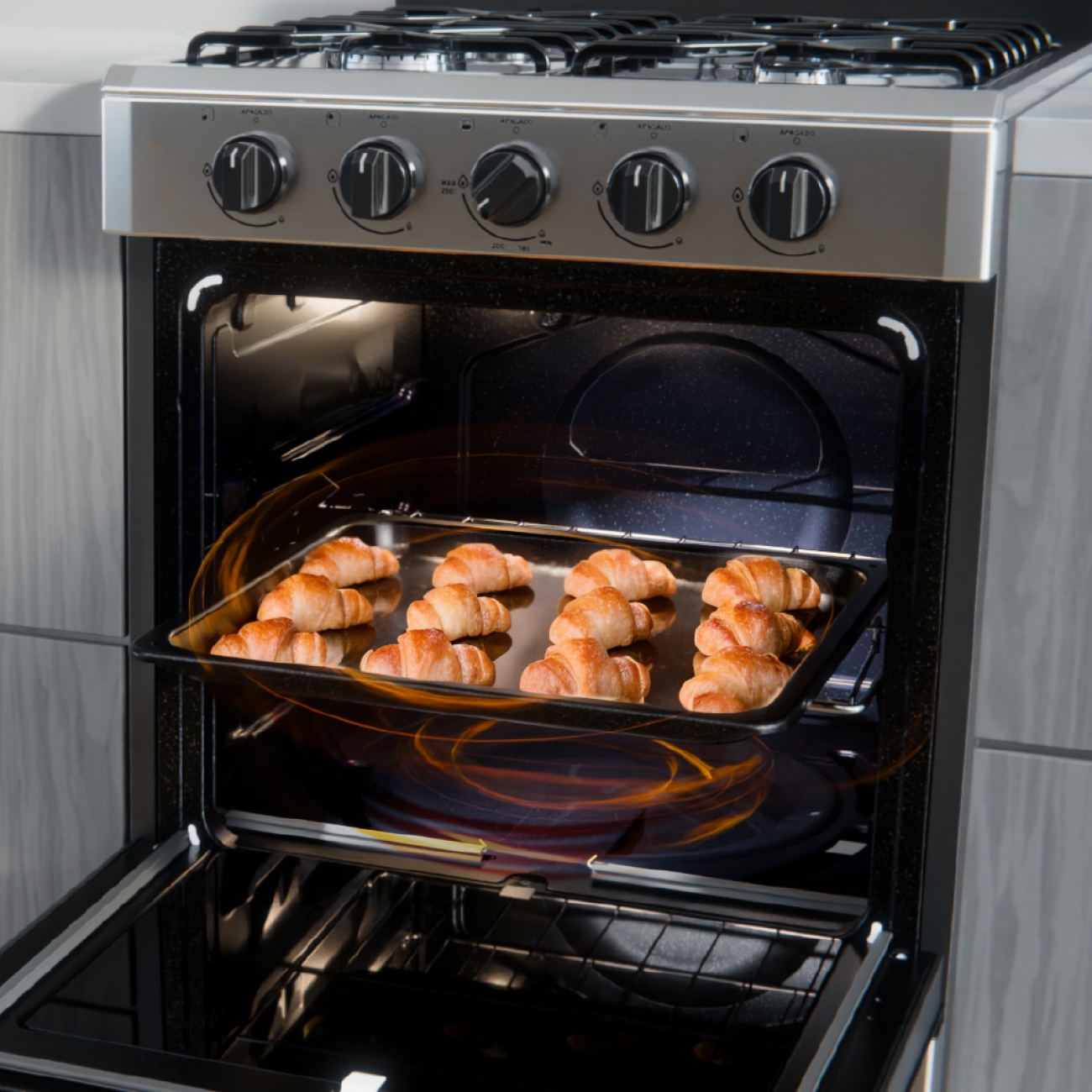 Imagen Cocina A Gas Drean Cd5602ai0 4 Hornallas Multigas Acero Inox