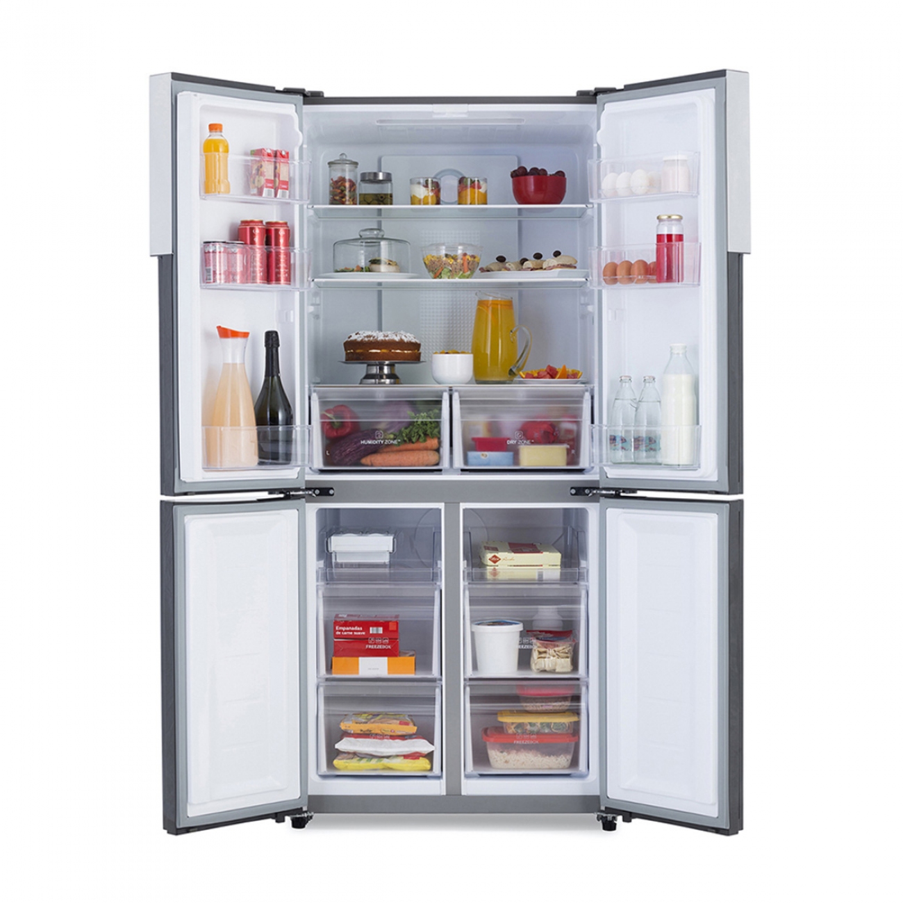 Imagen Heladera No Frost Inverter Drean Dtp458bkrss0 516 Lts Inox.