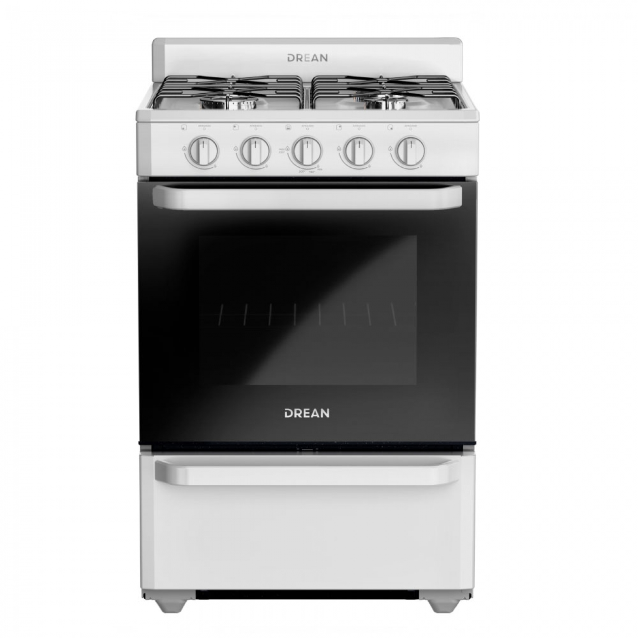 Imagen Cocina A Gas Drean Cd5602ab0 4 Hornallas Blanco