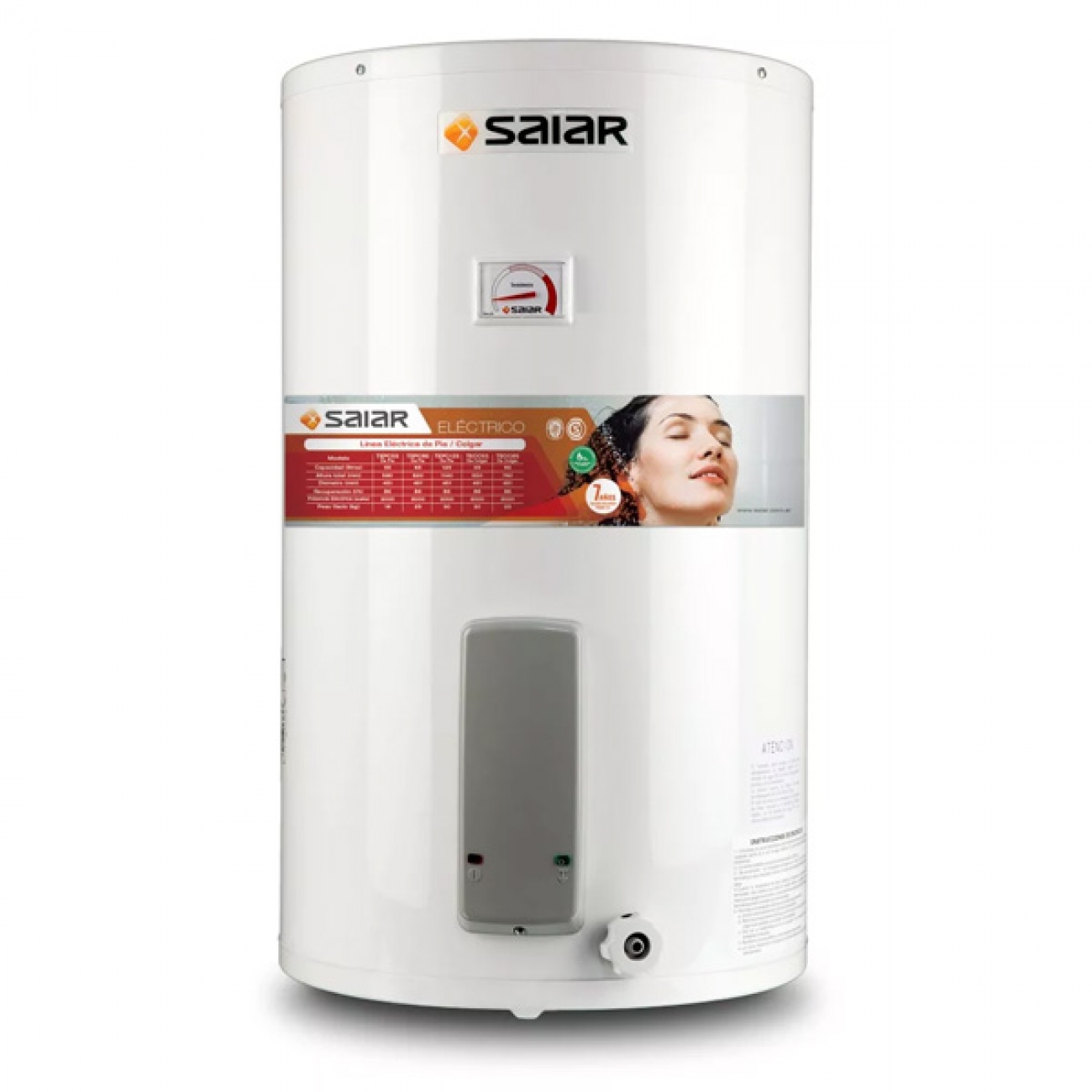 Imagen Termotanque Eléctrico Saiar Tecc055esa Conex Inf 1680w 55l