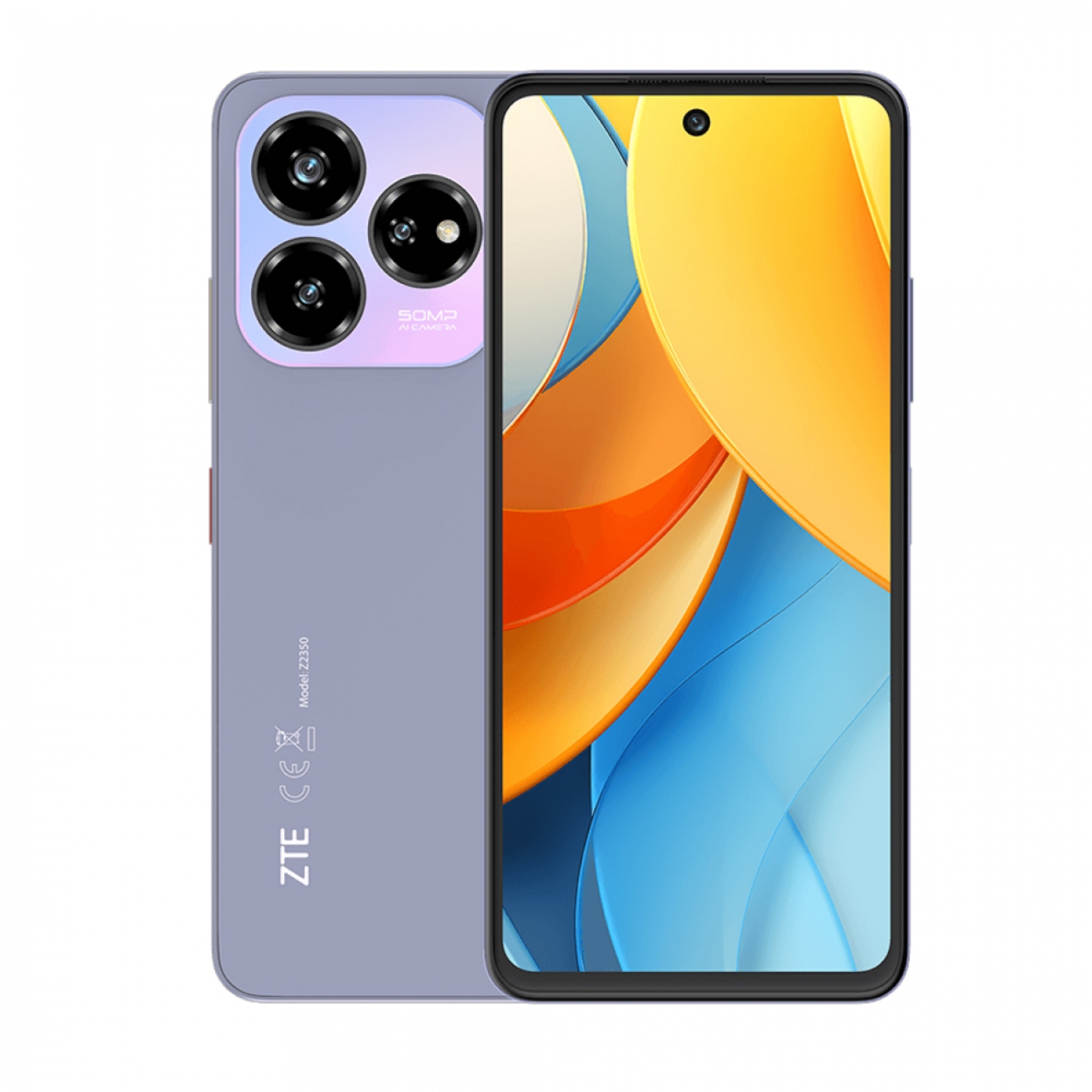 Imagen Celular Zte V60 Design 6.6" 6gb/256gb Violeta