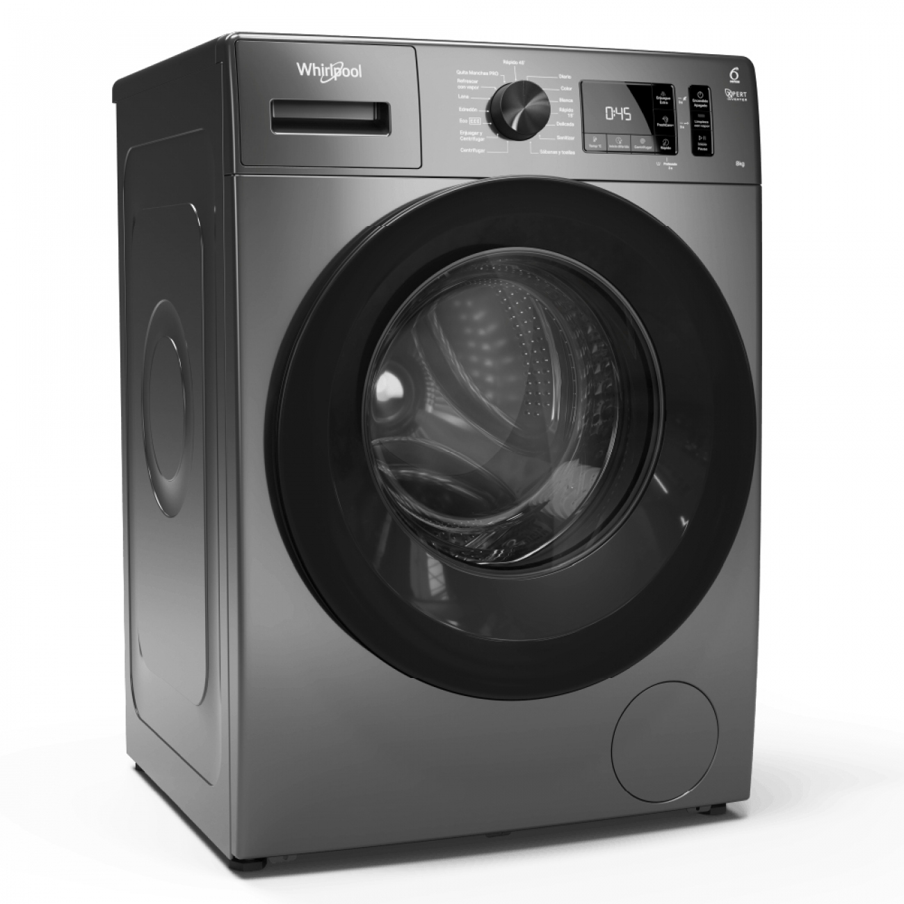 Imagen Lavarropas Automatico Whirpool Wnq80bs 8kg 1200 Rpm Inverter