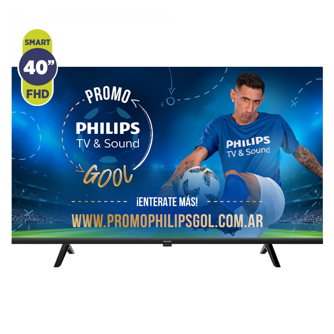 Imagen Smart Tv Led 40" Philips 40pfd6920/77 Hdmi Usb