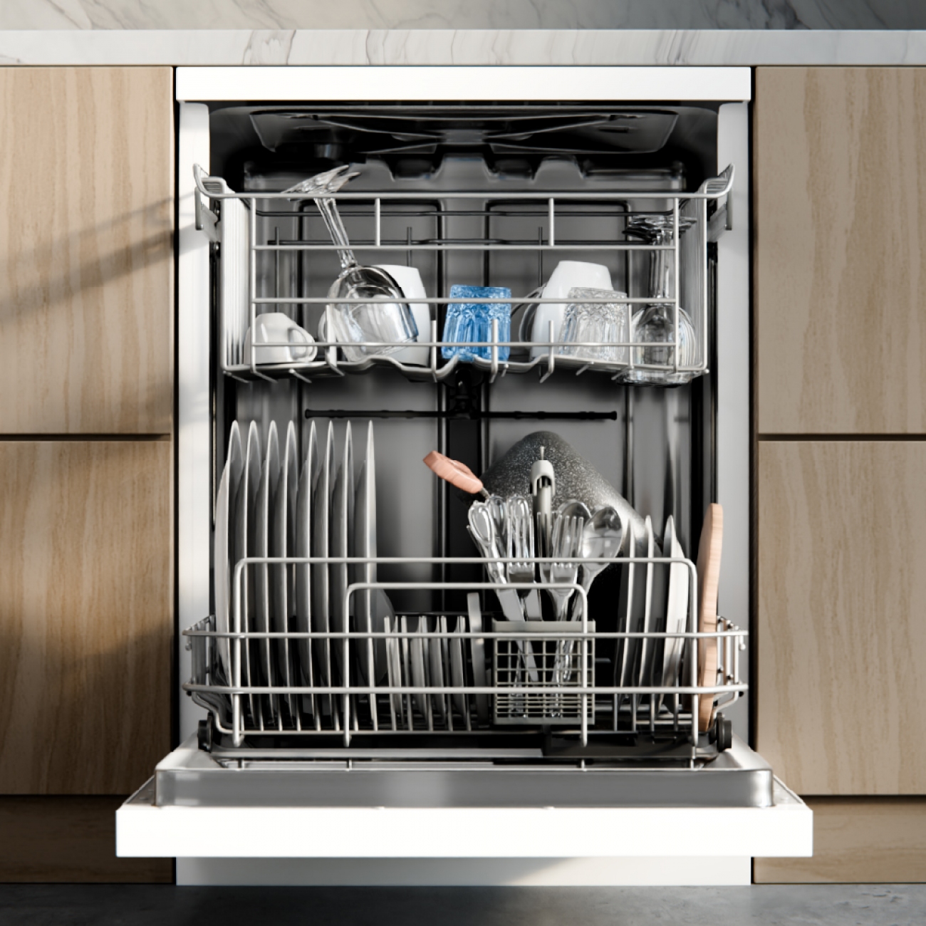 Imagen Lavavajillas Drean Lvdr1306cb0 13 Cubiertos Dig Blanco