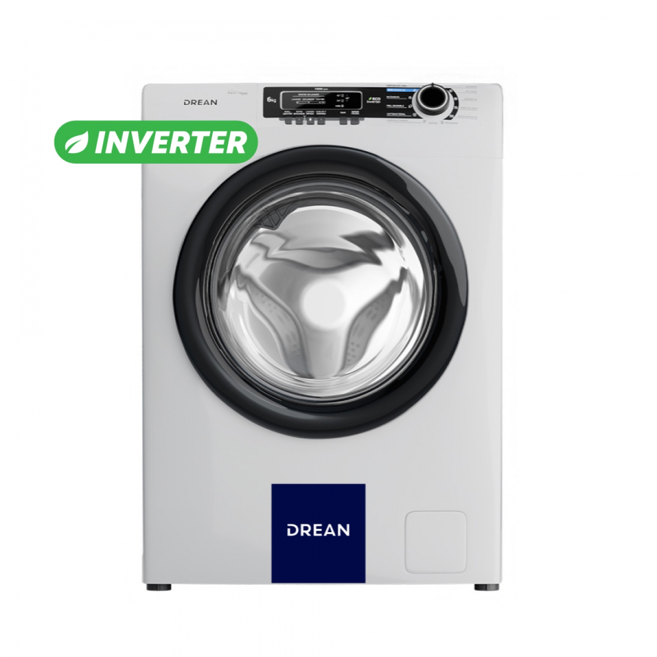 Imagen Lavarropas Autom&aacute;tico Drean Lcfdr0610lb0 6k 1000rpm Inverter