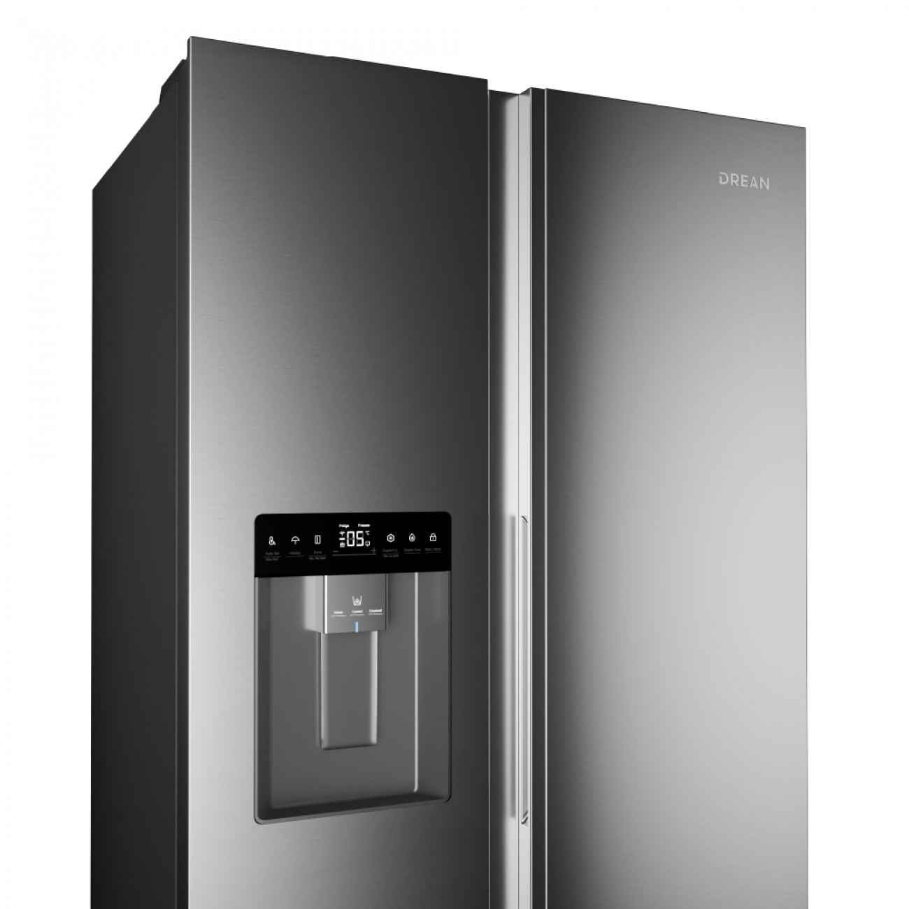 Imagen Heladera Side By Side Drean Dsp610iorss0 610l Inverter Touch