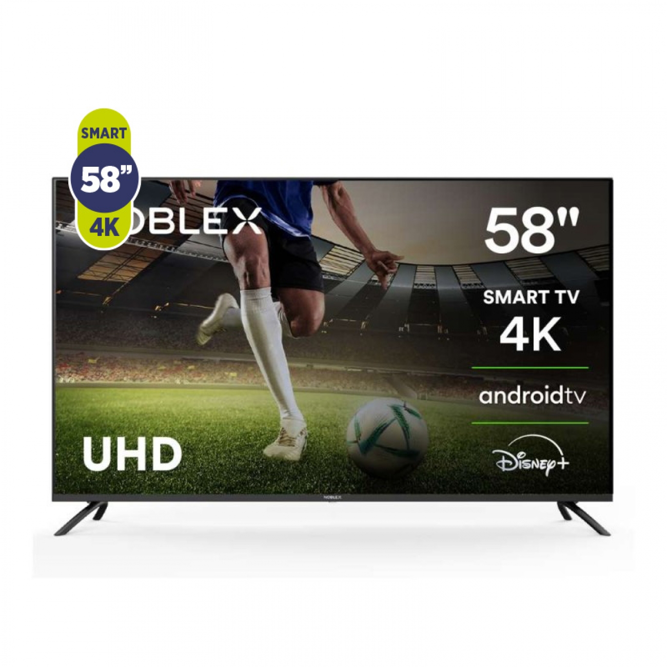 Imagen Smart Tv 58" Noblex Db58x7580 4k Uhd Android Hdmi Usb
