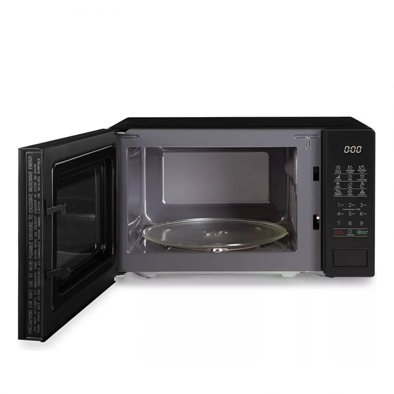 Imagen Microondas Atma 94matdb20ubn 20lts 700w Digital Negro